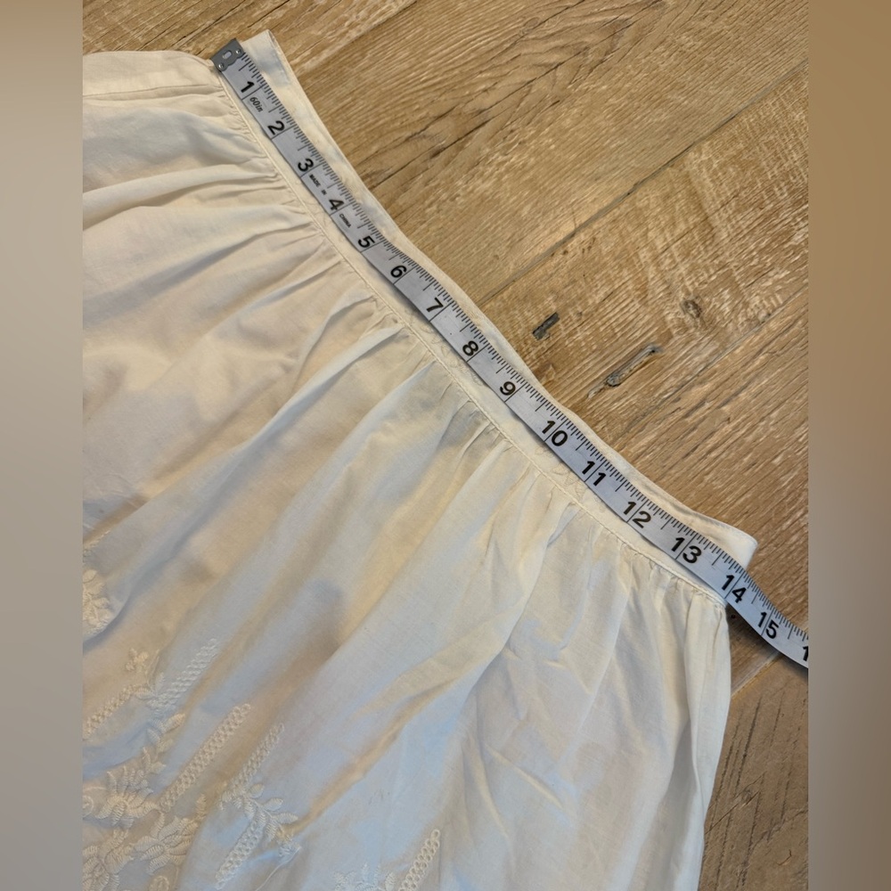 Topshop Cream Mini Skirt Size 6 - Picture 4 of 8